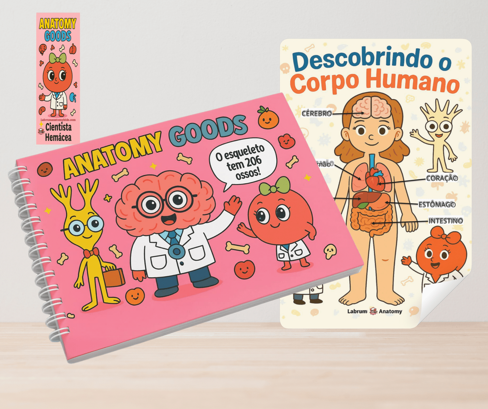 livro de colorir + marca pagina e super poster