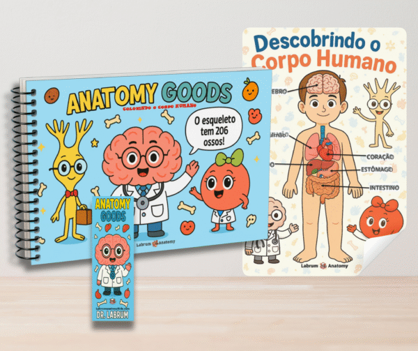 livro de colorir + marca pagina e super poster